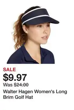 Dick's Sporting Goods Walter Hagen Women's Long Brim Golf Hat offer