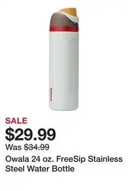 Dick's Sporting Goods Owala 24 oz. FreeSip Stainless Steel Water Bottle offer