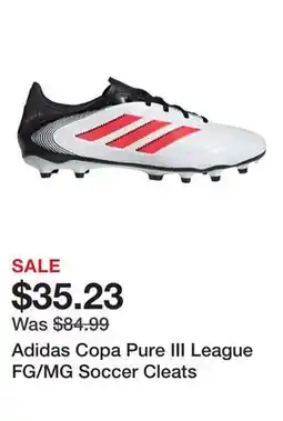 Dick's Sporting Goods Adidas Copa Pure III League FG/MG Soccer Cleats offer