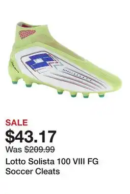 Dick's Sporting Goods Lotto Solista 100 VIII FG Soccer Cleats offer