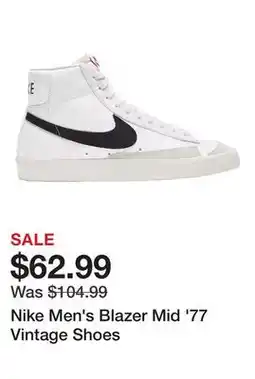 Dick's Sporting Goods Nike Men's Blazer Mid '77 Vintage Shoes offer