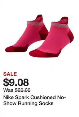 Dick's Sporting Goods Nike Spark Cushioned No-Show Running Socks offer