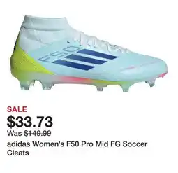 Dick's Sporting Goods adidas Women's F50 Pro Mid FG Soccer Cleats offer