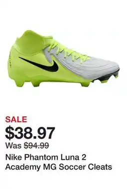 Dick's Sporting Goods Nike Phantom Luna 2 Academy MG Soccer Cleats offer