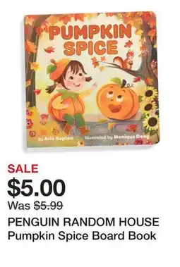 Marshalls PENGUIN RANDOM HOUSE Pumpkin Spice Board Book offer