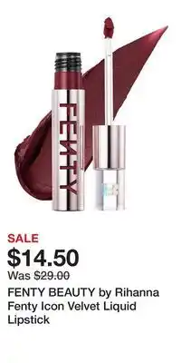 Kohl's FENTY BEAUTY by Rihanna Fenty Icon Velvet Liquid Lipstick offer