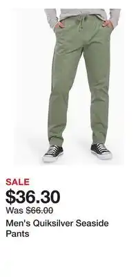 Kohl's Men's Quiksilver Seaside Pants offer