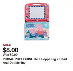 Marshalls PHIDAL PUBLISHING INC. Peppa Pig 2 Read And Doodle Toy offer