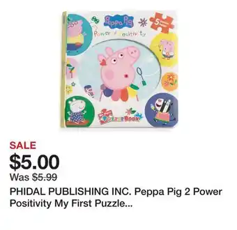 Marshalls PHIDAL PUBLISHING INC. Peppa Pig 2 Power Positivity My First Puzzle Book offer