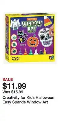 Kohl's Creativity for Kids Halloween Easy Sparkle Window Art offer