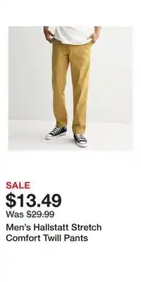 Kohl's Men's Hallstatt Stretch Comfort Twill Pants offer