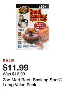 Petsmart Zoo Med Repti Basking Spot Lamp Value Pack offer