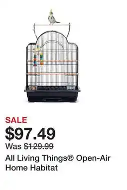 Petsmart All Living Things Open-Air Home Habitat offer