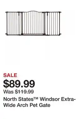 Petsmart North States Windsor Extra-Wide Arch Pet Gate offer