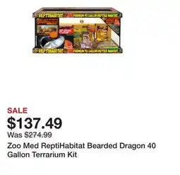 Petsmart Zoo Med ReptiHabitat Bearded Dragon 40 Gallon Terrarium Kit offer