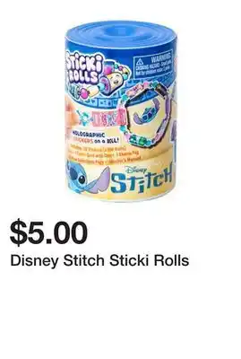 Five Below Disney Stitch Sticki Rolls offer