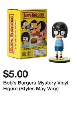 Five Below Bob's Burgers Mystery Vinyl Figure (Styles May Vary) offer