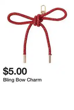 Five Below Bling Bow Charm offer