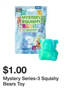 Five Below Mystery Series-3 Squishy Bears Toy offer