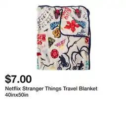 Five Below Netflix Stranger Things Travel Blanket 40inx50in offer