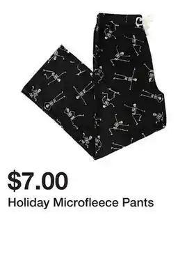 Five Below Holiday Microfleece Pants offer