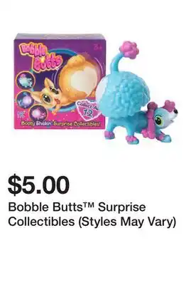 Five Below Bobble Butts Surprise Collectibles (Styles May Vary) offer
