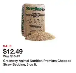 Tractor Supply Company Greenway Animal Nutrition Premium Chopped Straw Bedding, 3 cu ft offer