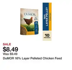 Tractor Supply Company DuMOR 16% Layer Pelleted Chicken Feed offer