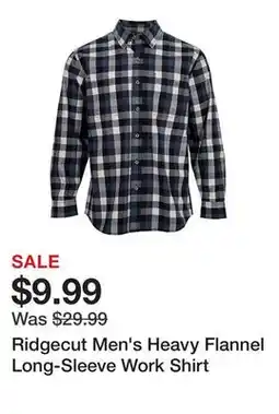 Tractor Supply Company Ridgecut Men's Heavy Flannel Long-Sleeve Work Shirt offer