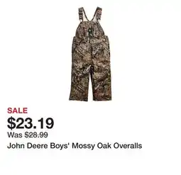 Tractor Supply Company John Deere Boys' Mossy Oak Overalls offer