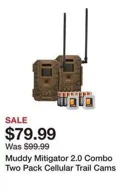 Tractor Supply Company Muddy Mitigator 2.0 Combo Two Pack Cellular Trail Cams offer
