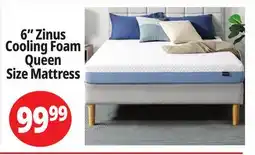 Ocean State Job Lot Zinus 6 Cooling Essential Memory Foam Mattress Queen offer