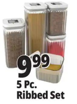 Ocean State Job Lot 5 Pc. Ribbed Set offer
