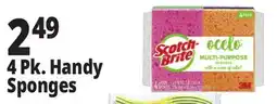 Ocean State Job Lot Scotch-Brite Ocelo Multi-Purpose 3M Sponges 4 Count offer