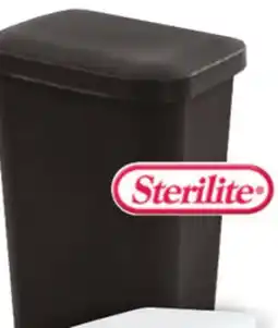 Ocean State Job Lot Sterilite Step-On Black Wastebasket 11.9 Gal offer