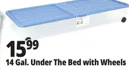 Ocean State Job Lot 14 Gal. Under The Bed with Wheels offer