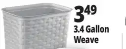 Ocean State Job Lot 3.4 Gallon Weave Wastebaskets offer
