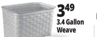 Ocean State Job Lot 3.4 Gallon Weave Wastebaskets offer
