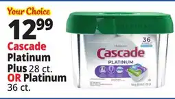 Ocean State Job Lot Cascade Platinum Fresh Scent Actionpacs Dishwasher Detergent 36 Count offer