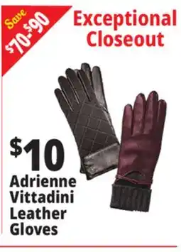 Ocean State Job Lot Adrienne Vittadini Leather Gloves offer