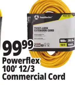 Ocean State Job Lot Powerflex 100' 12/3 Commercial Cord offer