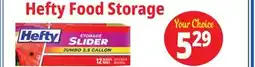 Ocean State Job Lot Hefty Storage Gallon Slider Bags 30 Count offer