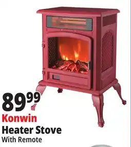 Ocean State Job Lot Freestanding Mini Stove Heater 1500W White offer