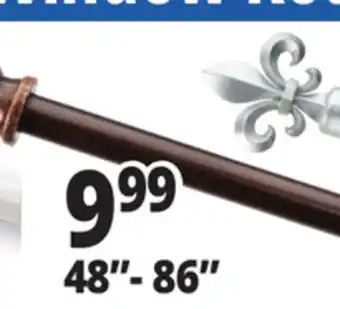 Ocean State Job Lot Decorative Window Rod offer