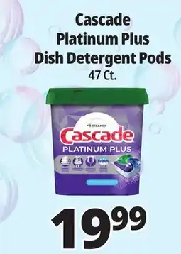Ocean State Job Lot Cascade Platinum Plus Dishwasher Pods 47 Ct offer