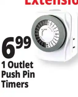Ocean State Job Lot Prime 1 Outlet Push-Pin Timer offer