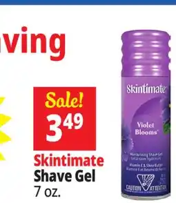 Ocean State Job Lot Skintimate Shave Gel offer
