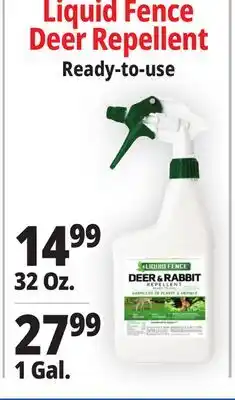 Ocean State Job Lot Liquid Fence Deer And Rabbit Repellent Gal offer