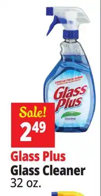 Ocean State Job Lot Glass Plus Glass Cleaner offer