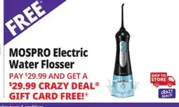 Ocean State Job Lot MOSPRO Electric Water Flosser Black offer